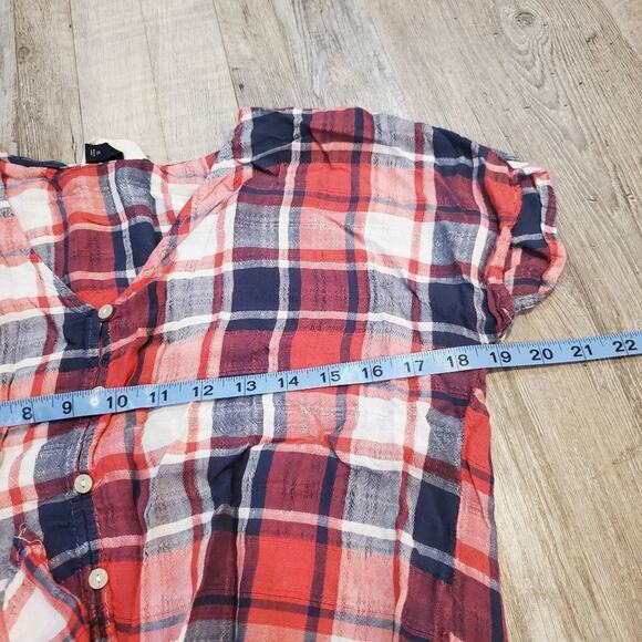 Universal thread xs women's button down short sleeve top - Picture 3 of 7